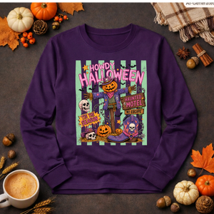 Howdy Halloween Long Sleeve T-Shirt TheCraftNook