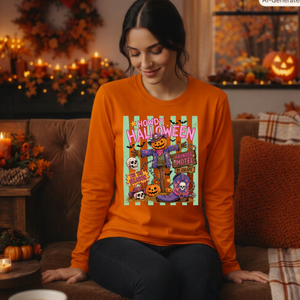 Howdy Halloween Long Sleeve T-Shirt TheCraftNook
