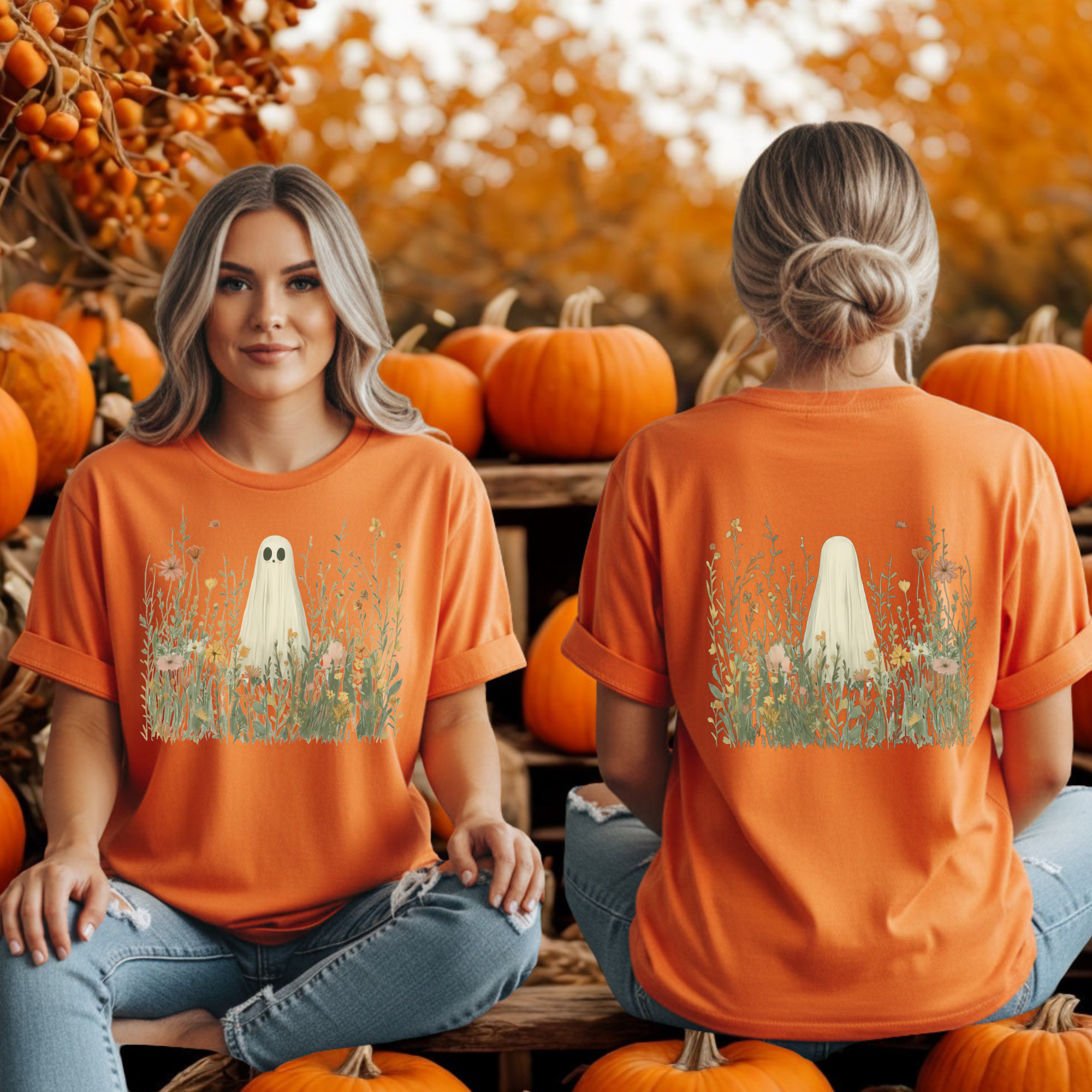 Bloom & Boo Tee – Front & Back
