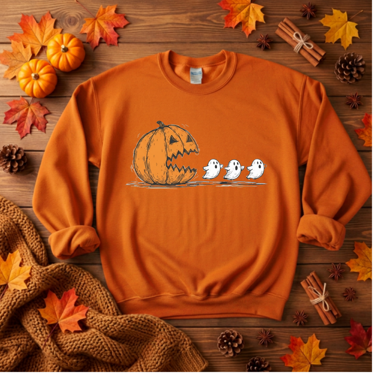 Ghost Snack Sweatshirt TheCraftNook