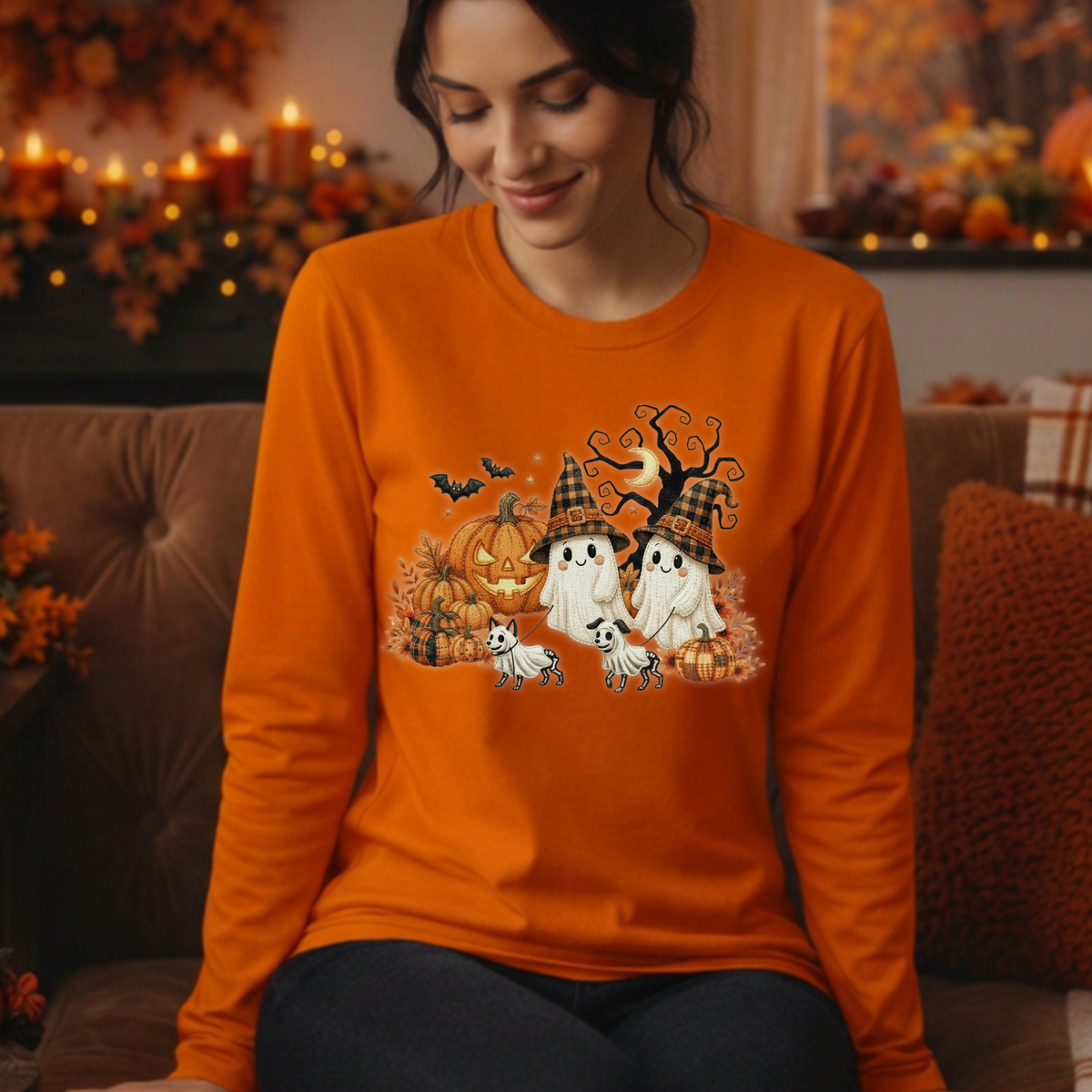 Ghost Walk Long Sleeve Tee TheCraftNook
