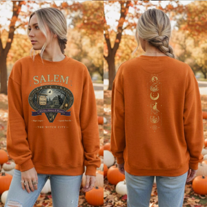 Salem Sweatshirt Front and Back Graphics TheCraftNook