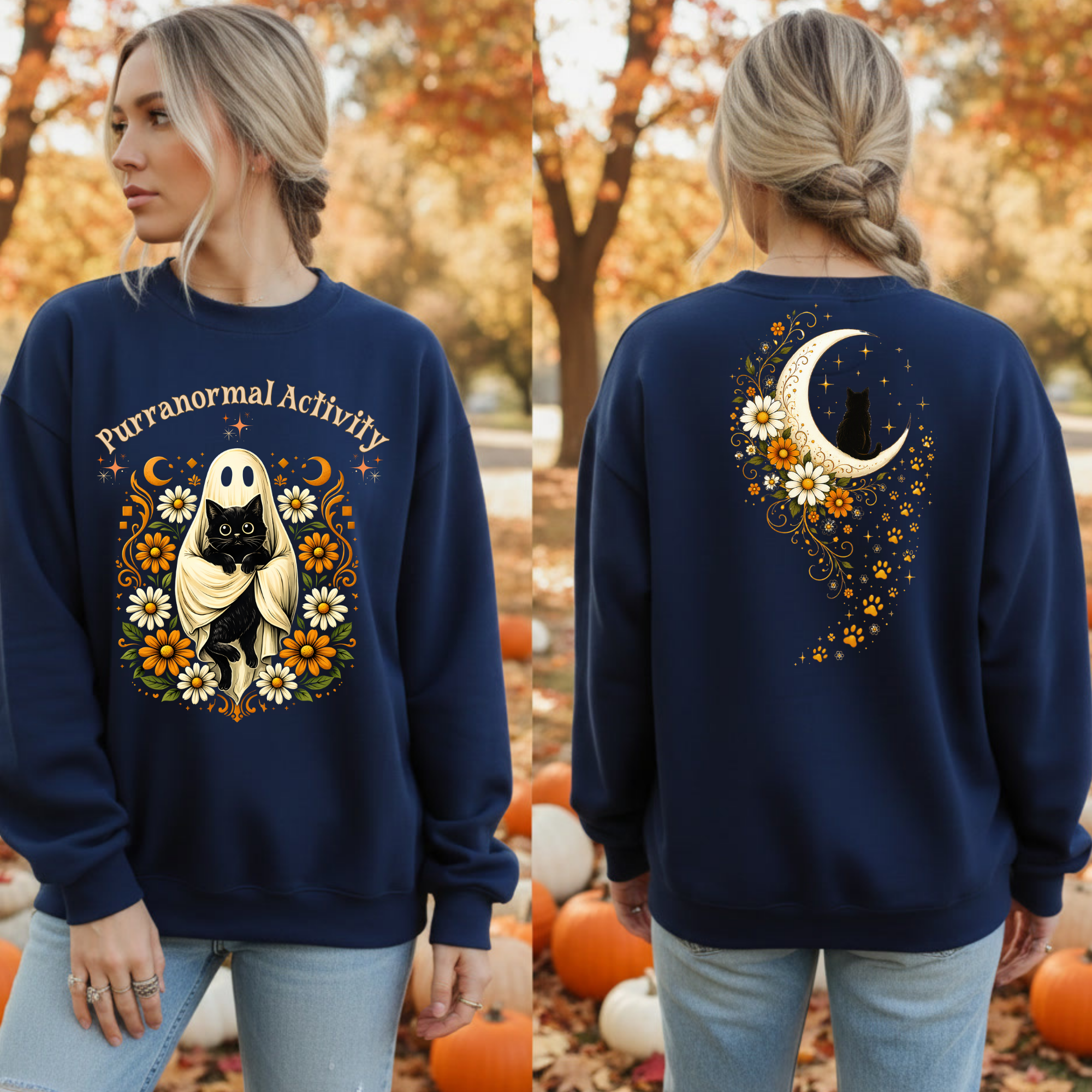 Purranormal Activity Sweatshirt – Full Front & Full Back Graphic