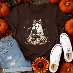 Printed Ghost T-Shirt TheCraftNook