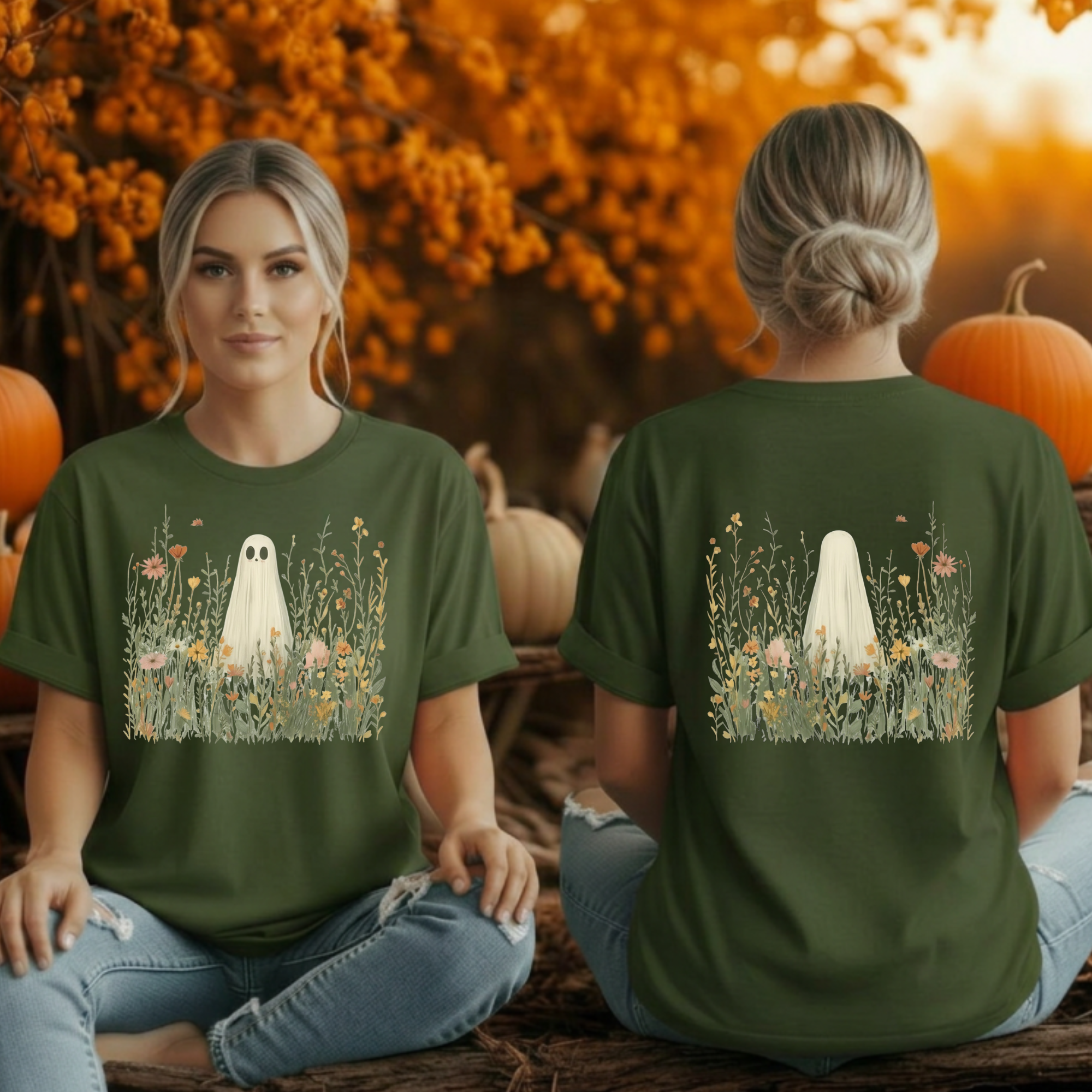 Bloom & Boo Tee – Front & Back