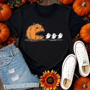Ghost Snack T-Shirt | Halloween Graphic T-Shirt TheCraftNook