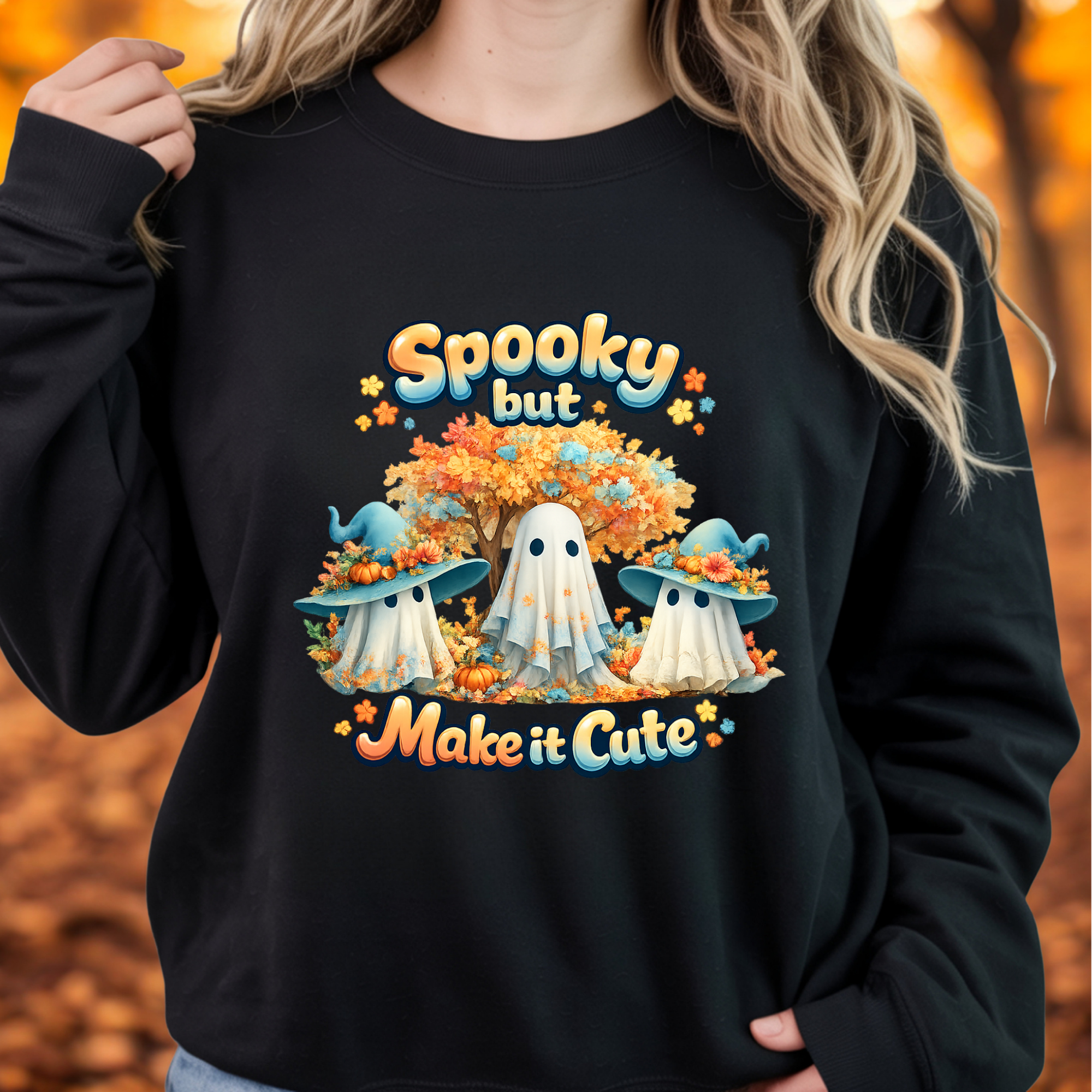 Spooky But Make It Cute Long Sleeve Tee