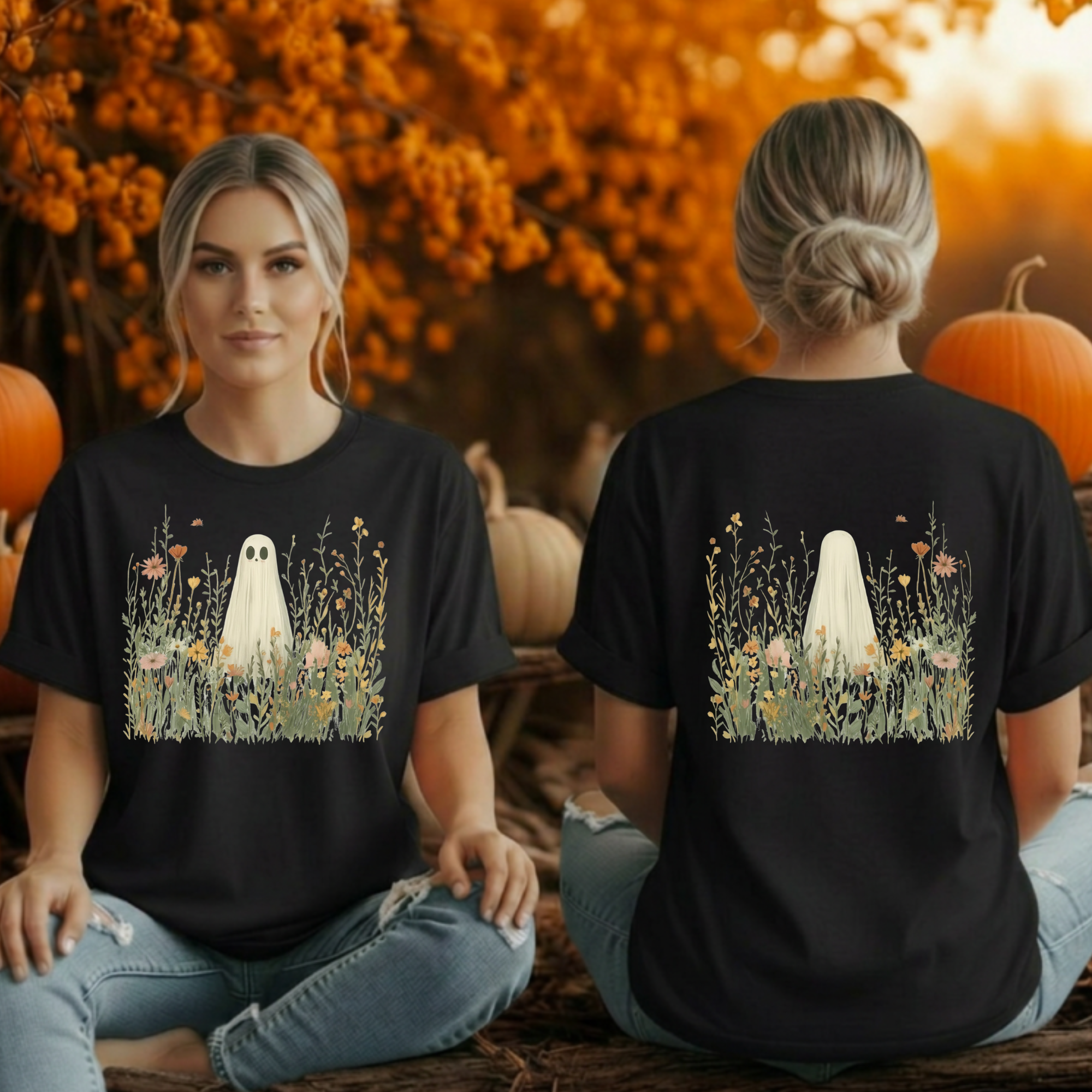 Bloom & Boo Tee – Front & Back
