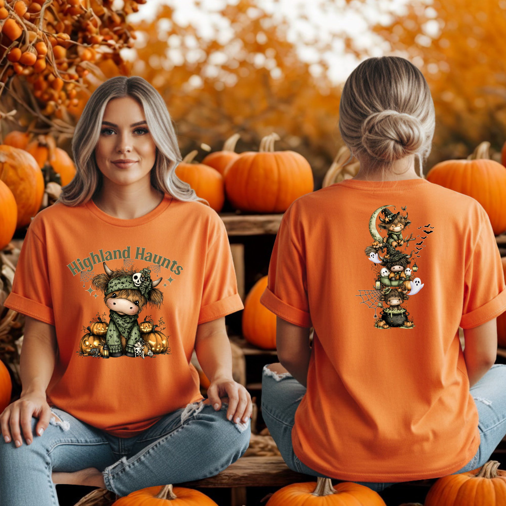 Highland Haunt Tee | Front & Back Graphic