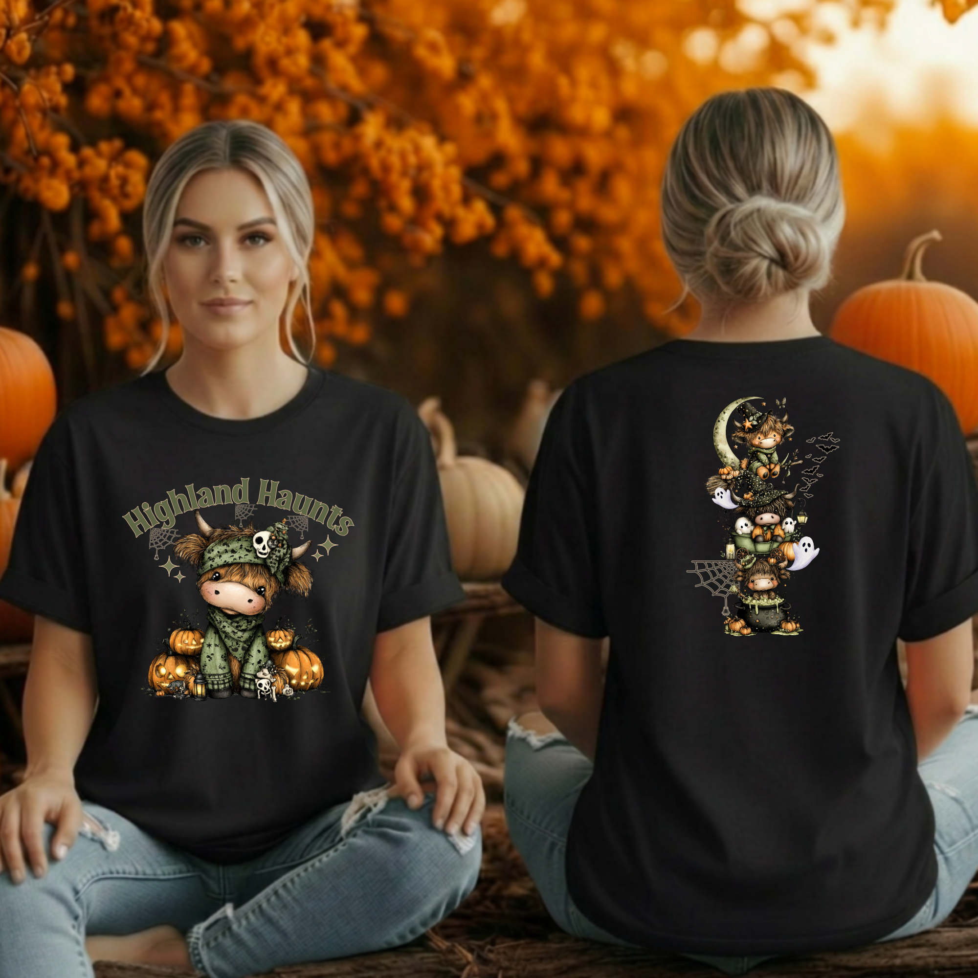 Highland Haunt Tee | Front & Back Graphic