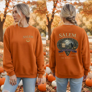 Salem Sweatshirt Pocket and back graphics TheCraftNook