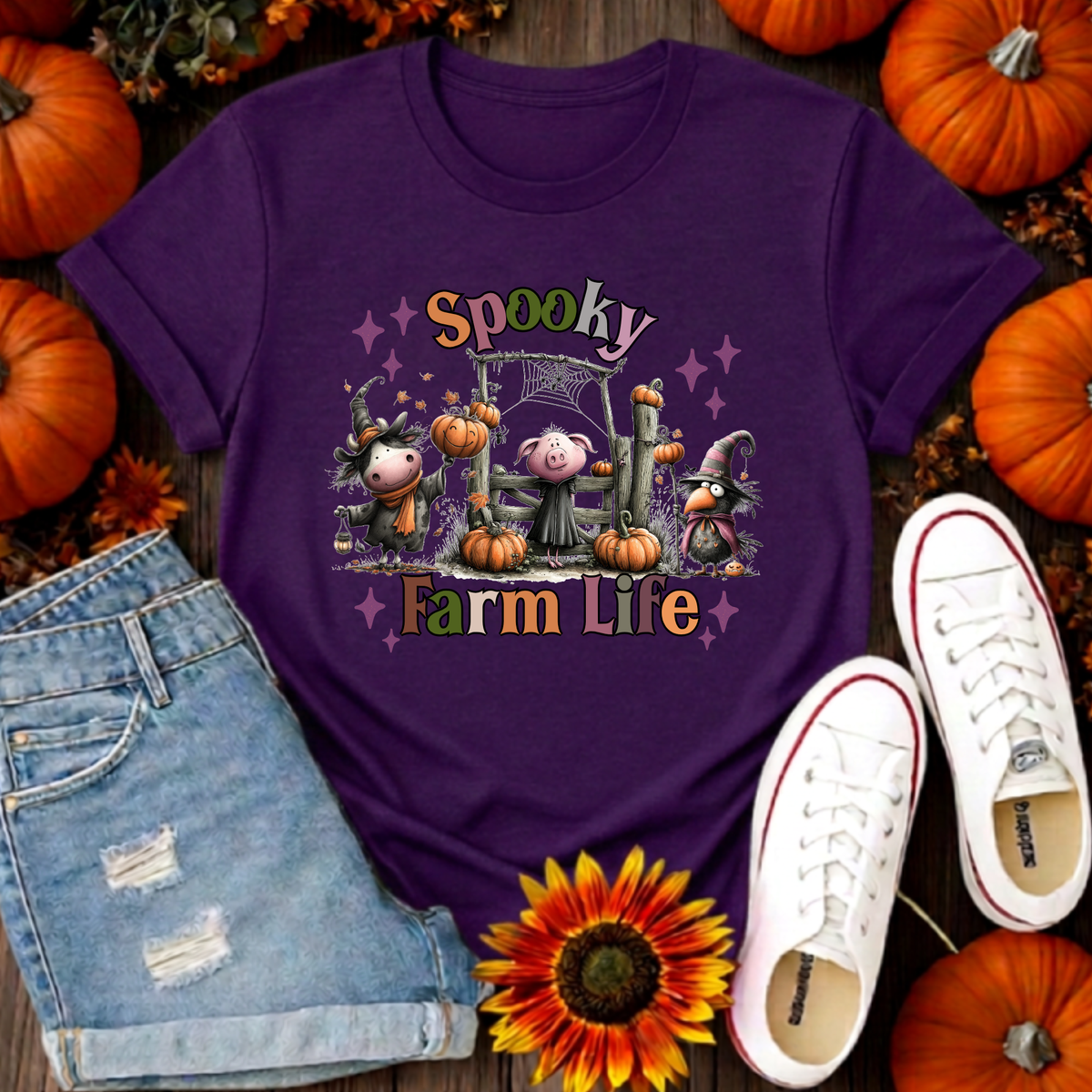 Spooky Farm Life T-Shirt TheCraftNook