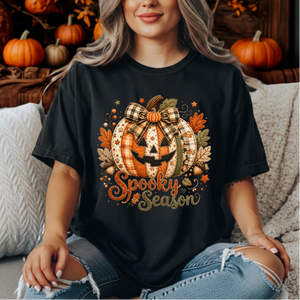 Cozy Spooky Season Tee – Halloween Graphic T-Shirt TheCraftNook
