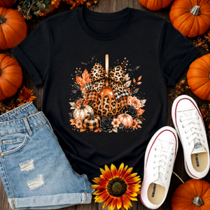 Sweet Fall Tee – Glam Caramel Apple Halloween Graphic T-Shirt TheCraftNook