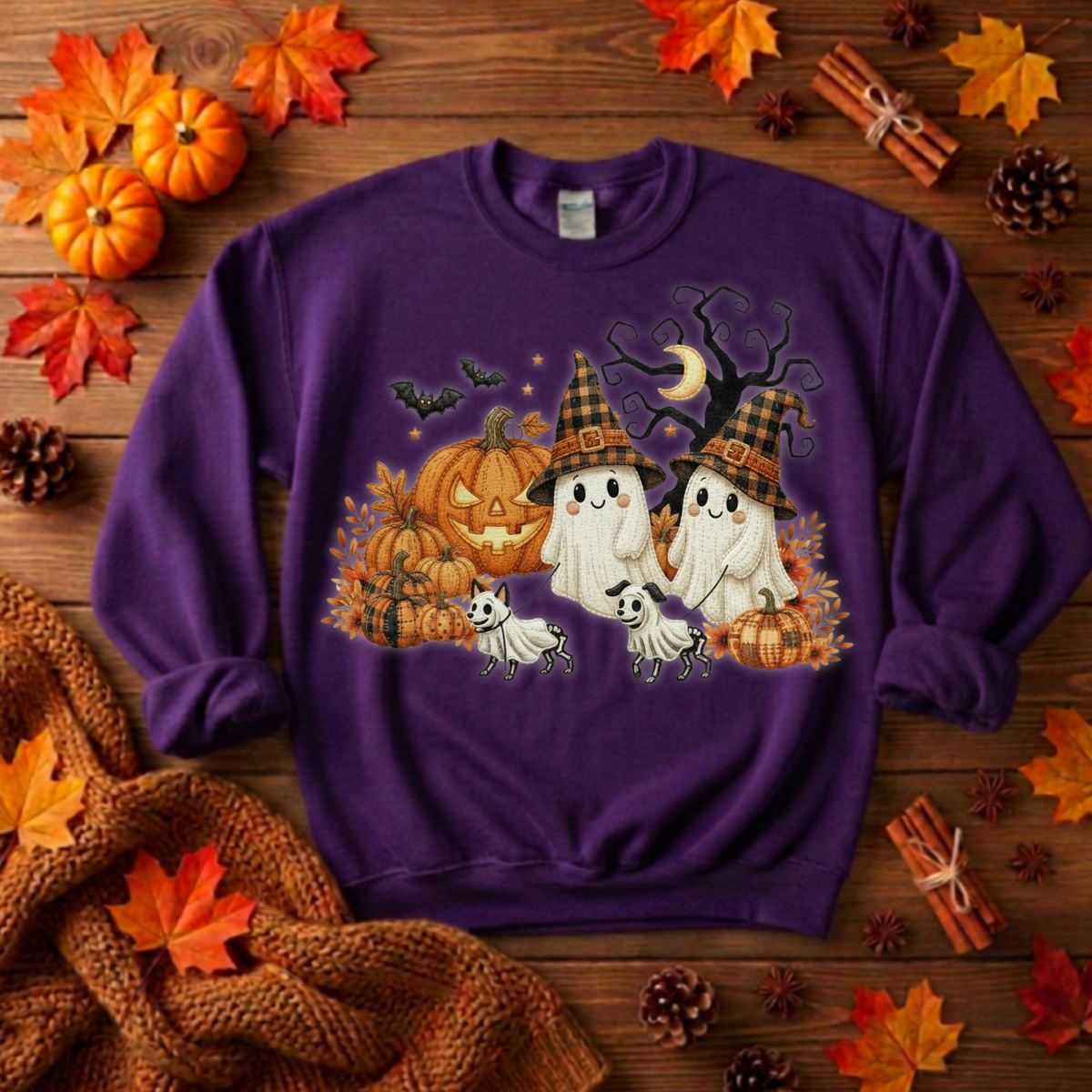 Ghost Walk Sweatshirt TheCraftNook