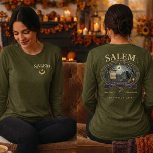 Salem Long Sleeve Tee – Pocket & Back TheCraftNook