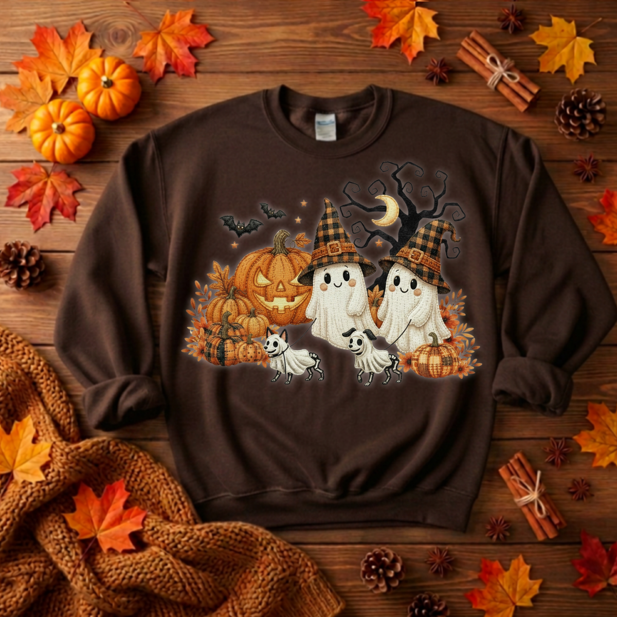 Ghost Walk Sweatshirt TheCraftNook