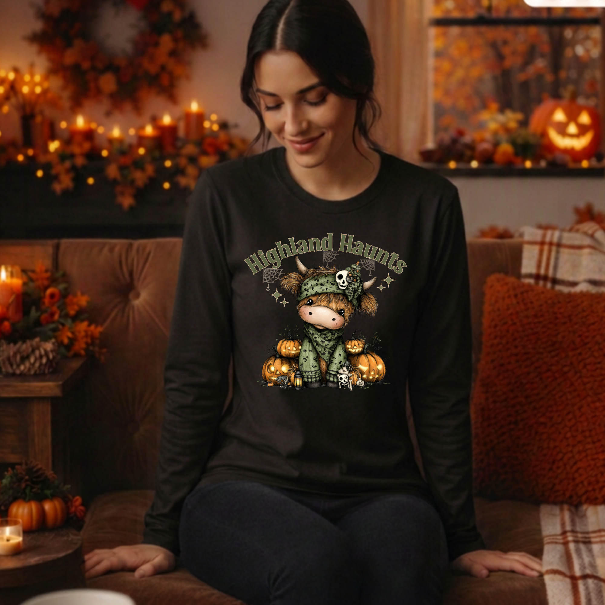 Highland Haunts Long Sleeve Tee