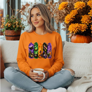 Autumn Alchemy Long Sleeve Tee – Witchy Halloween Graphic Shirt TheCraftNook