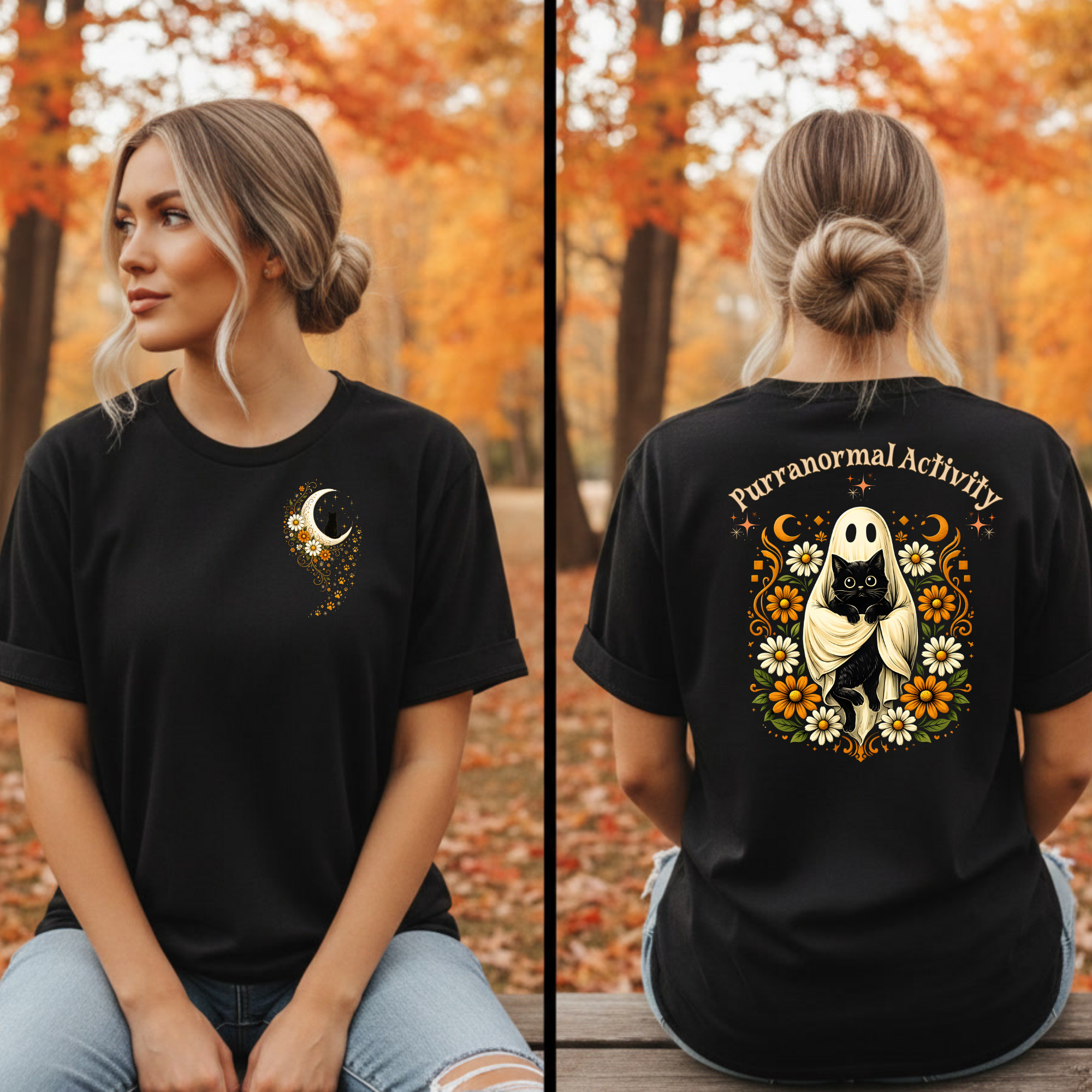 Purranormal Activity Tee – Pocket & Full Back Graphic
