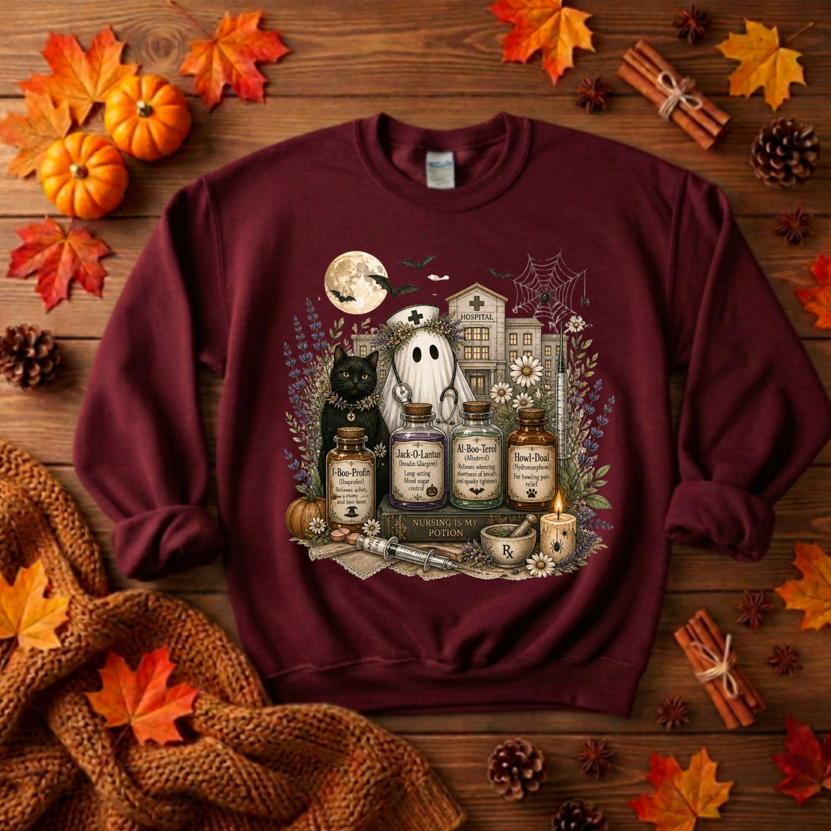 Moonlit Remedies Sweatshirt TheCraftNook