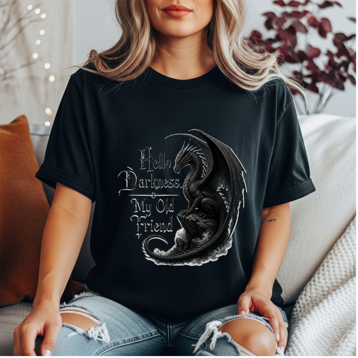 Hello Darkness T-Shirt TheCraftNook