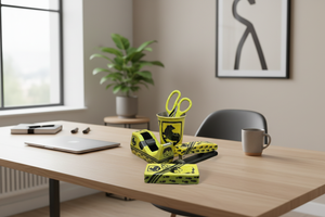 Badger house Desk Set in office setting