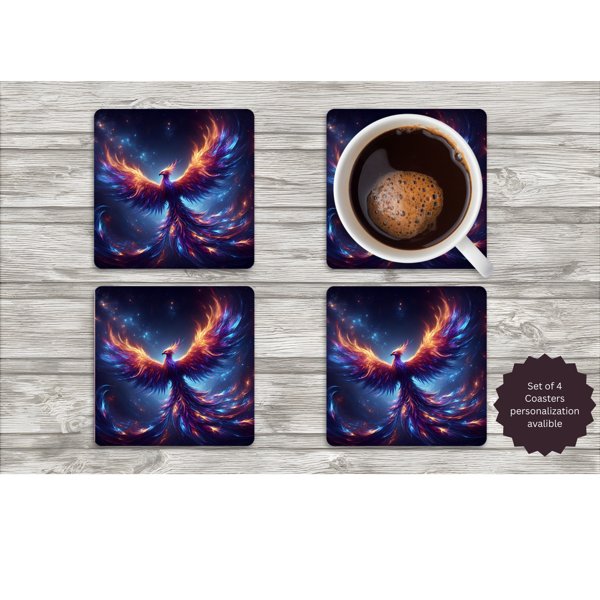 Phoenix Coasters TheCraftNook