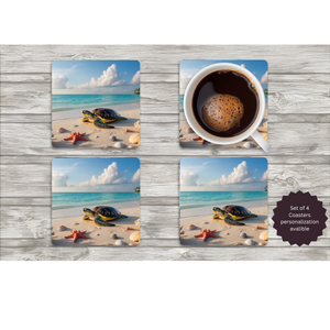 Sea Turtle Coasters — Choose Your Design TheCraftNook