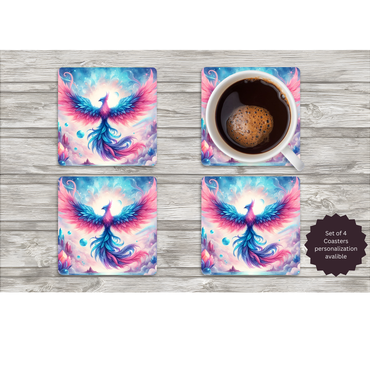 Phoenix Coasters TheCraftNook