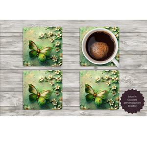 Butterfly Coasters TheCraftNook