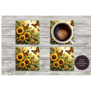Butterfly Coasters TheCraftNook