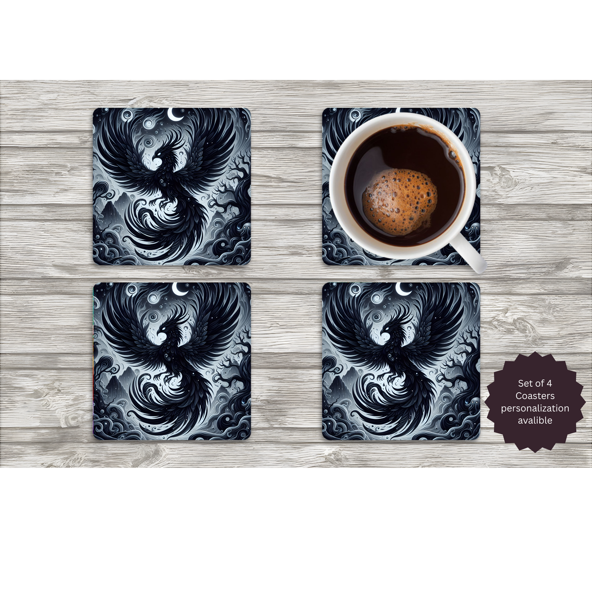 Phoenix Coasters TheCraftNook