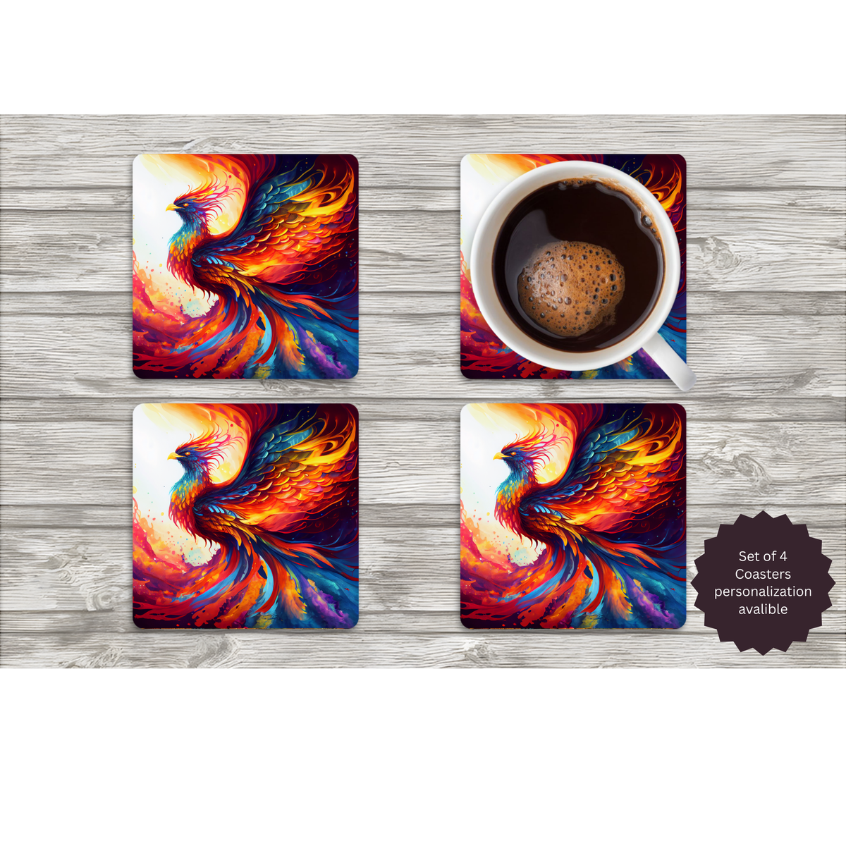 Phoenix Coasters TheCraftNook