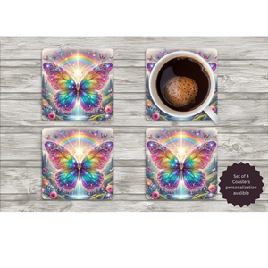 Butterfly Coasters TheCraftNook