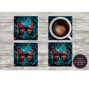 Butterfly Coasters TheCraftNook