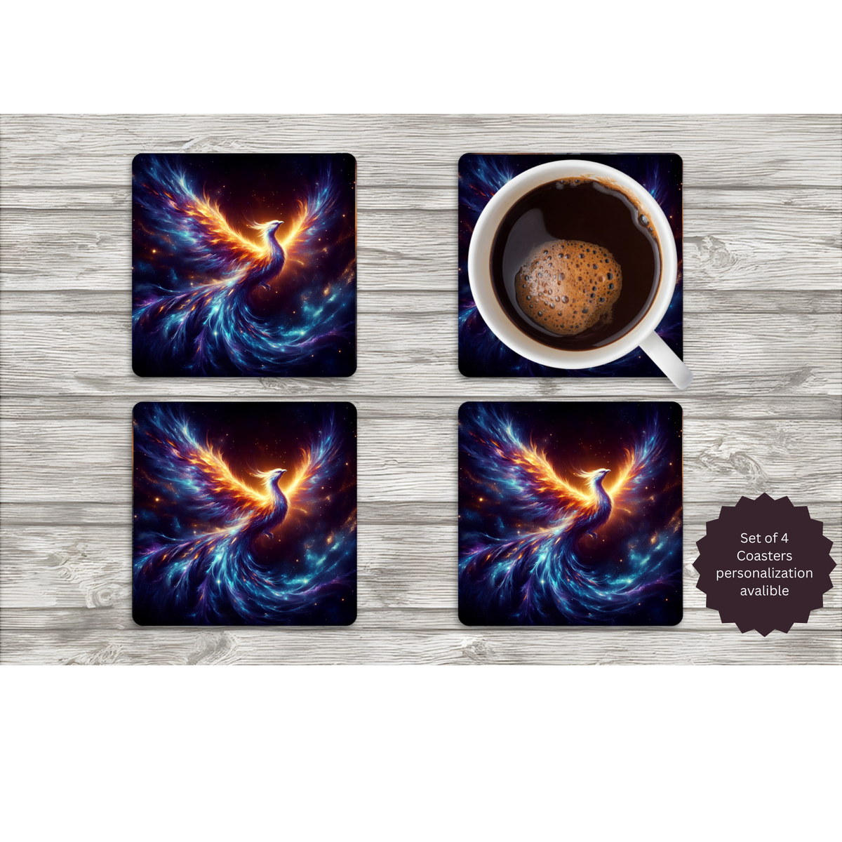 Phoenix Coasters TheCraftNook