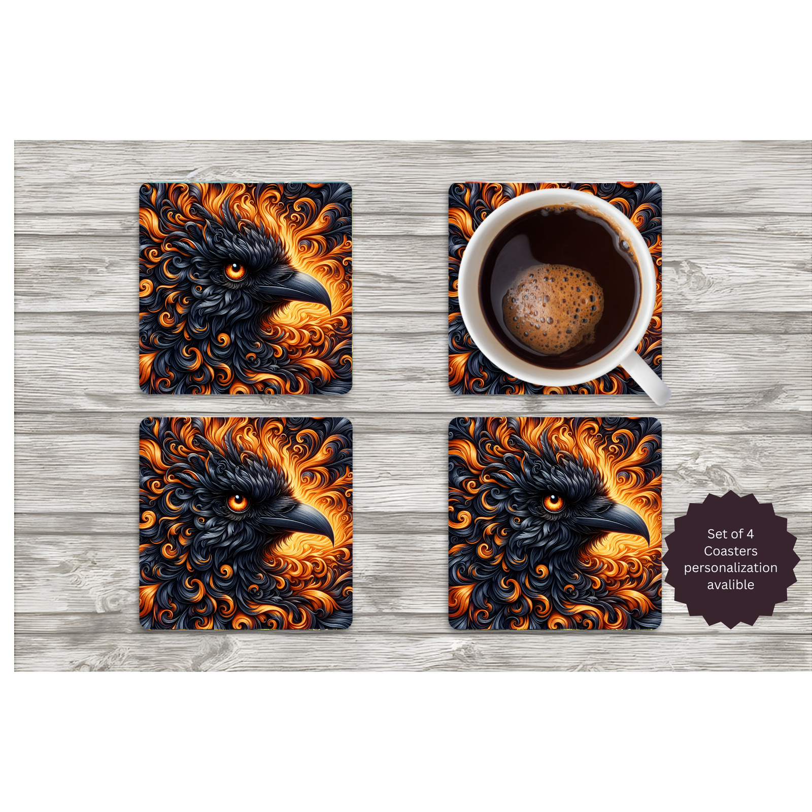 Phoenix Coasters TheCraftNook