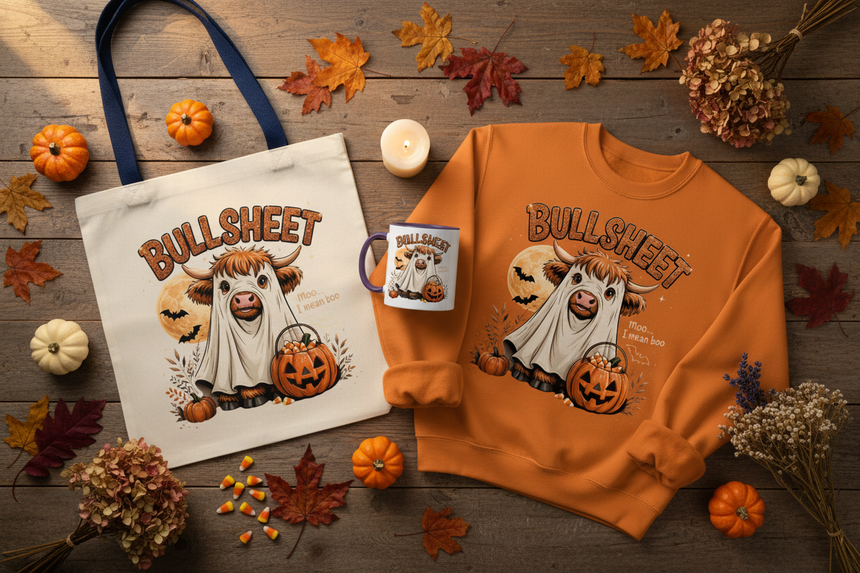 Bullsheet Halloween Collection Flat Lay
