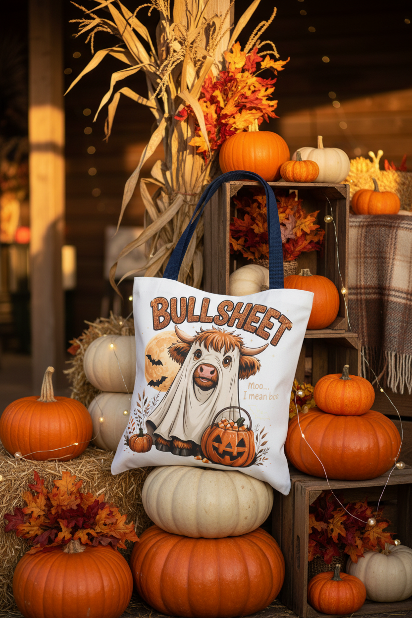 Bullsheet Halloween Tote – Fall Lifestyle