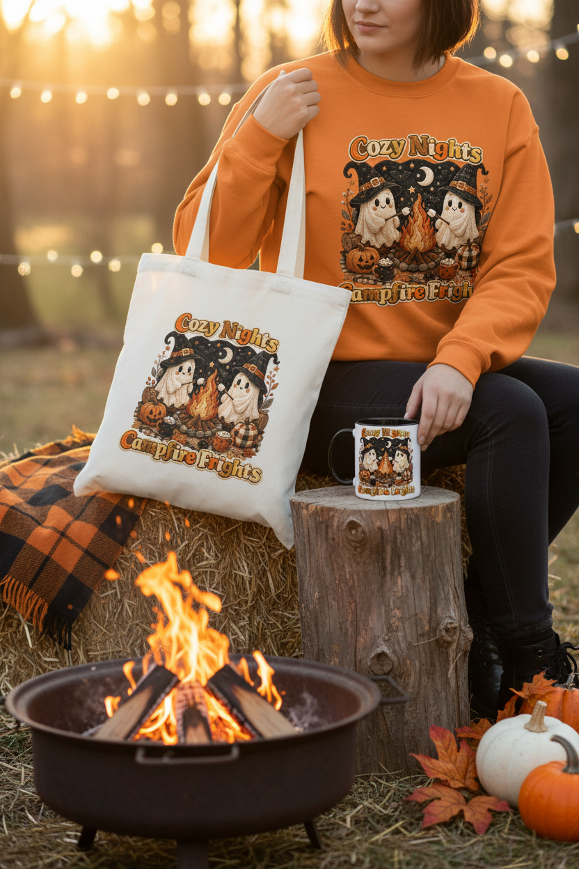 Cozy Nights Campfire Frights — Full Collection Lifestyle