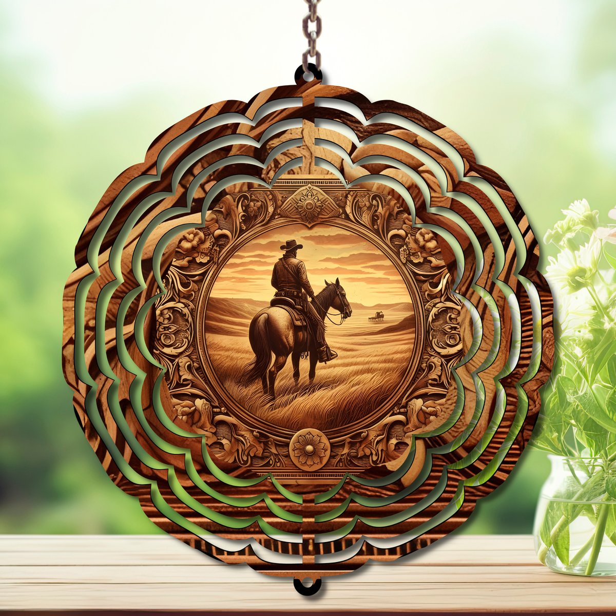 Horse Aluminum Metal Wind Spinner, multiple images available TheCraftNook