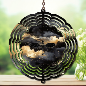 Dragons Aluminum Metal Wind Spinner, Let your yard roar with color — magical motion and fantasy‑themed flair. Multiple images available. TheCraftNook