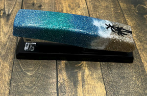 Glitter Beach Desk Set, Bring beach sparkle to your workspace. TheCraftNook