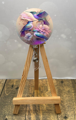 Hummingbird badge pulls. Let your shift bloom with beauty. 🌺✨Multiple Images available. Add beads or shimmer glitter options. TheCraftNook