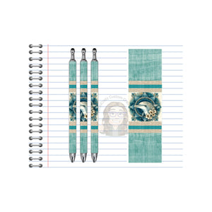 Refillable Pens, Dolphin Images. A pen that’s as playful as a dolphin. Multiple options and Images available. TheCraftNook
