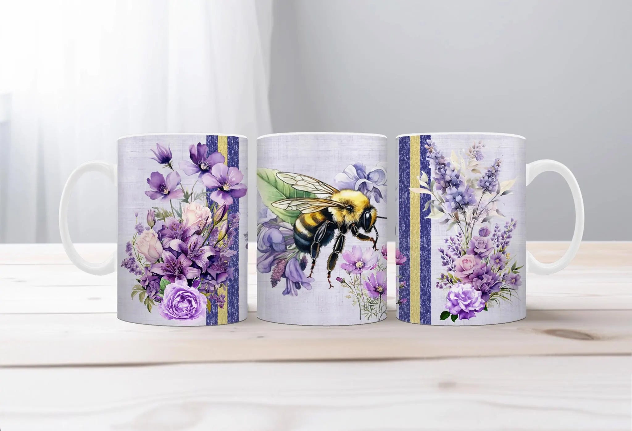 40 and 30 oz Honeybee Stainless Steel Tumblers. Multiple Images Available