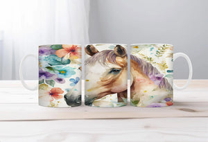 Horse Image Coffee Mugs Grace in Motion TheCraftNook
