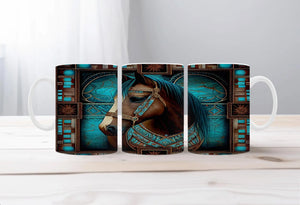 Horse Image Coffee Mugs Grace in Motion TheCraftNook