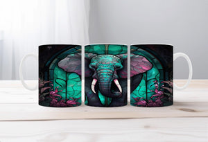 Elephant Image Coffee Mugs. Multiple images to choose from with personalization options. TheCraftNook